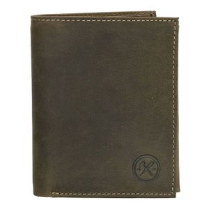 Hide en Stitches Hoge Billfold RFID Idaho Olijf Groen