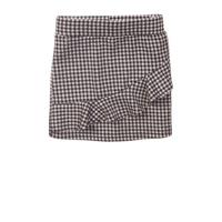 DJ Dutchjeans geruite rok antraciet