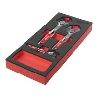 Foam Inlay verstelbare moersleutelset (3 delig) - 4932492397