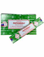 Satya patchouli wierook 12 pakjes van 15 gram per doos - thumbnail