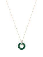 Mateo collier en or 14ct serti de malachite