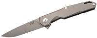 Herbertz eenhandsmes 21 cm titanium zilver