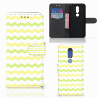 Nokia 7.1 Telefoon Hoesje Waves Yellow