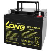 Long WPS40-12 Loodaccu 12 V 40 Ah Loodvlies (AGM) (b x h x d) 199 x 171 x 166 mm M6-schroefaansluiting VDS-certificering, Geringe zelfontlading, Onderhoudsvrij