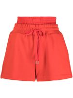 3.1 Phillip Lim short en coton à taille haute - Rouge - thumbnail