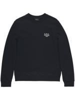 A.P.C. Sweater met geborduurd logo - Zwart