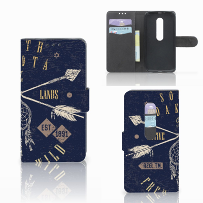 Motorola Moto G 3e Generatie Flip Cover South Dakota Motorola Moto G 3e Generatie Flip Cover South Dakota