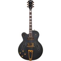 Gretsch G5191LH Flat Black Tim Armstrong Signature Electromatic Hollow Body linkshandige semi-akoestische gitaar