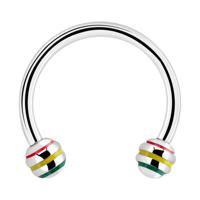 Circular barbell Chirurgisch staal 316L Circular Barbells - thumbnail