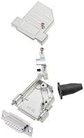 Encitech DTSL15-LJSRG-S-DMS-W-K 6355-8042-32 D-SUB Buchsenleisten-Set 45° Polzahl: 15 Lötkelch 1 pc(s)