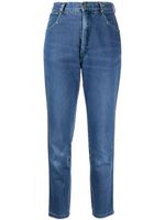 Saint Laurent Pre-Owned jean cigarette à taille haute (années 1990-2000) - Bleu