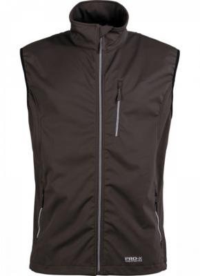 Pro-X Elements softshellvest Mateo heren polyester antraciet
