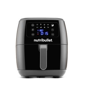 NUTRiBULLET CB NBA071B Airfryer 1800 W Anti-aanbaklaag, BPA-vrij, Heteluchtfunctie, Met display, Timerfunctie Zwart