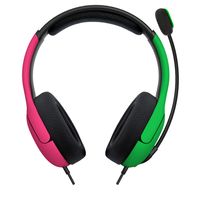 PDP 500-162-PKGR-EU Over Ear headset Gamen Kabel Pink, Groen Ruisonderdrukking (microfoon) - thumbnail