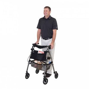 Stander Fold N Go rollator antraciet