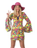 Hippie Jurk Groovy Kort Hannah - thumbnail