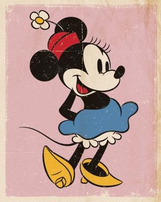 Minnie Mouse Poster Retro 40x50cm Minnie Mouse Poster Retro 40x50cm