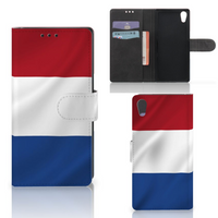 Sony Xperia XA1 Bookstyle Case Nederlandse Vlag - thumbnail