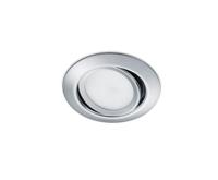 Trio Led inbouwspot Rila 5w - 3000K - 8,2cm zilvergrijs 650310106