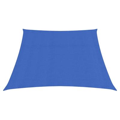 vidaXL Zonnezeil 160 g/m² 3/4x2 m HDPE zwart