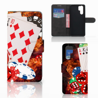 Huawei P30 Pro Wallet Case met Pasjes Casino - thumbnail