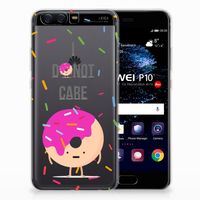 Huawei P10 Siliconen Case Donut Roze