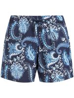 ETRO short de bain à imprimé cachemire - Bleu - thumbnail