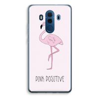 Pink positive: Huawei Mate 10 Pro Transparant Hoesje - thumbnail