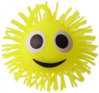 Jonotoys kneedbal met licht 10 cm junior geel