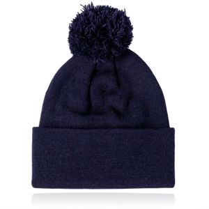 LGT JWLS Muts met Pompon in Marine Blauw - Maat S/M