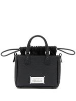 Maison Margiela 5AC Horizontal leather tote bag - Noir - thumbnail