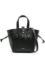 Furla mini sac cabas Net en cuir - Noir