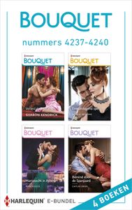 Bouquet e-bundel nummers 4237 - 4240 - Sharon Kendrick, Melanie Milburne, Pippa Roscoe, Caitlin Crews - ebook