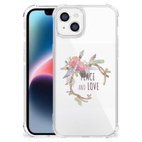 Apple iPhone 14 Plus Stevig Bumper Hoesje Boho Text - thumbnail