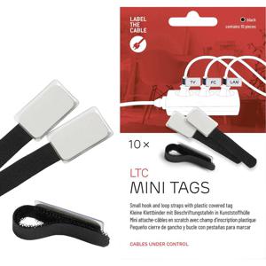 Label-the-cable MINI kabelbinder Synthetisch Zwart 10 stuk(s)