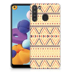 Samsung Galaxy A21 TPU bumper Aztec Yellow