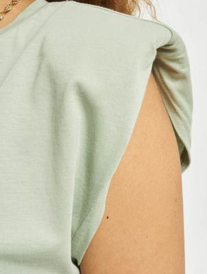 Only / t-shirt onlAmy Padded Shoulder in groen Only / t-shirt onlAmy Padded Shoulder in groen