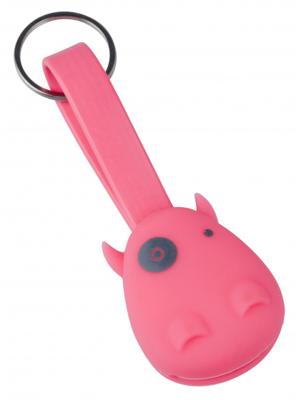 Munkees USB stick en sleutelhanger roze junior 8,5 x 3,5 cm Munkees USB stick en sleutelhanger roze junior 8,5 x 3,5 cm