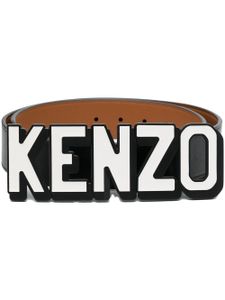 Kenzo ceinture à boucle logo - Noir