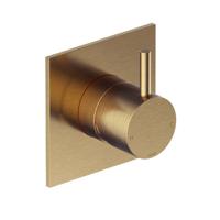 Hotbath Cobber Afbouwdeel Douchemengkraan Geborsteld Messing CB031Q