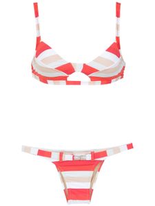 Amir Slama striped bikinis - Rouge