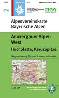 Wandelkaart BY06 Alpenvereinskarte Ammergebirge West | Alpenverein - thumbnail