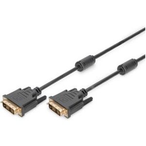 Digitus DVI 5m DVI kabel DVI-D Zwart