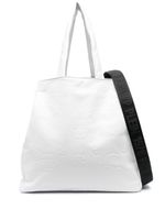 Philipp Plein sac cabas à motif monogrammé embossé - Blanc