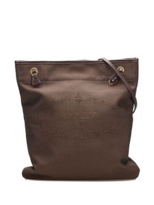 Prada Pre-Owned sac à bandoulière Canapa (2010-2023) - Marron