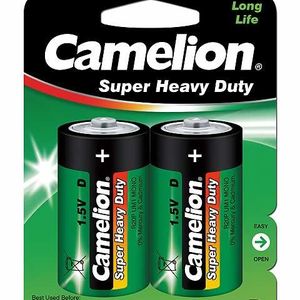 Camelion Batterijen 1.5v D R20P Mono UM1 (hangverpakking) per 2