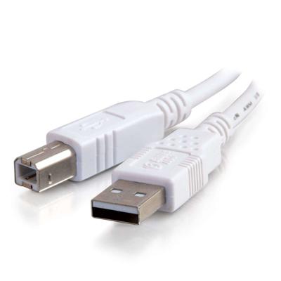 C2G - USB-kabel - USB (M) naar USB type B (M) - USB 2.0 - 5 m - wit