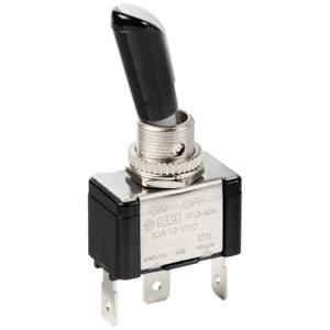 TRU COMPONENTS TC-11193832 Tuimelschakelaar 12 V/DC 30 A 1x uit/aan Continu 1 stuk(s)