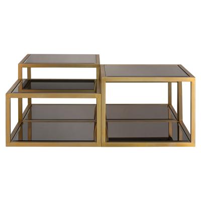 Salontafel Loua set van 4 (Brushed Gold) Richmond