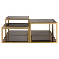 Salontafel Loua set van 4 (Brushed Gold) Richmond